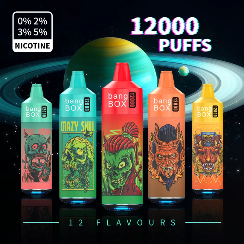 Bang Box Vape - Bang Box 12000 Hauche RGB-Licht Einweg