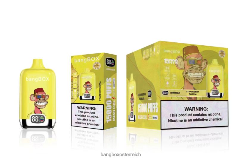 Bang Box Vape Kaufen - Bang Box 15000 Züge Erdbeerbanane