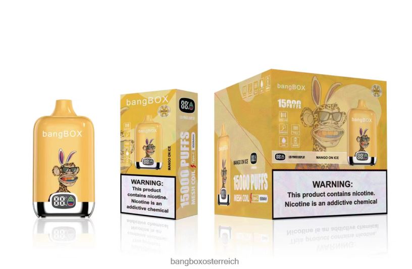 Bang Box Vape Kaufen - Bang Box 15000 Züge Mango auf Eis