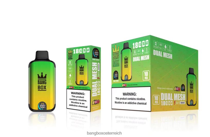 Bang Box Kaufen - Bang Box 18000 Züge Mango-Pfirsich-Wassermelone