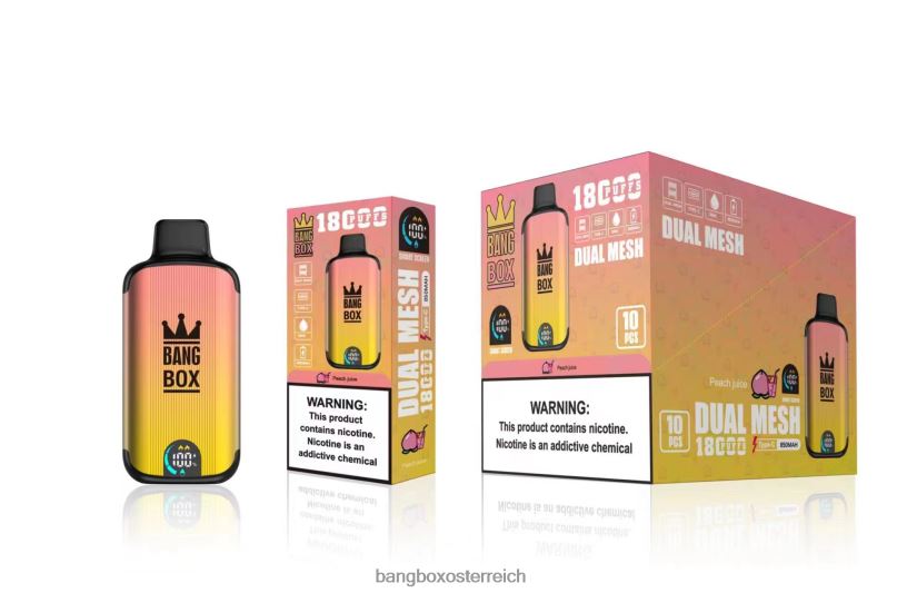 Bang Box Preis - Bang Box 18000 Züge Pfirsichsaft