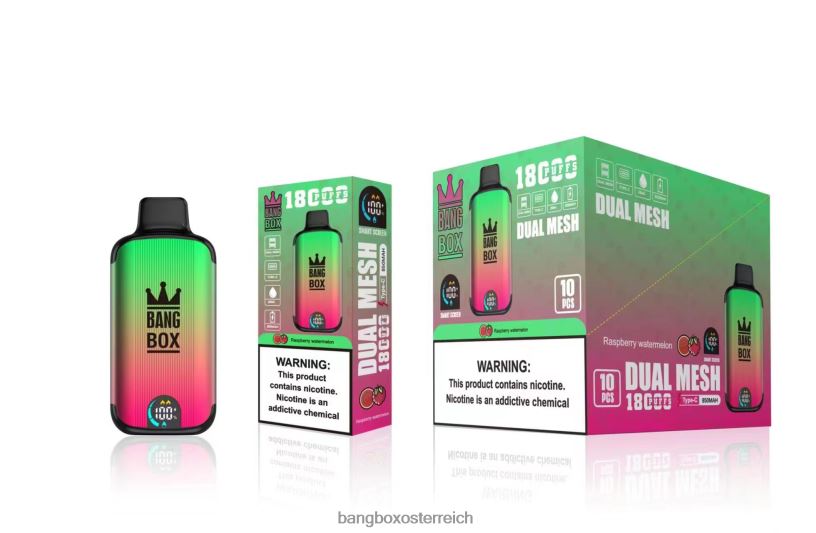 Bang Box Vape - Bang Box 18000 Züge Himbeer-Wassermelone