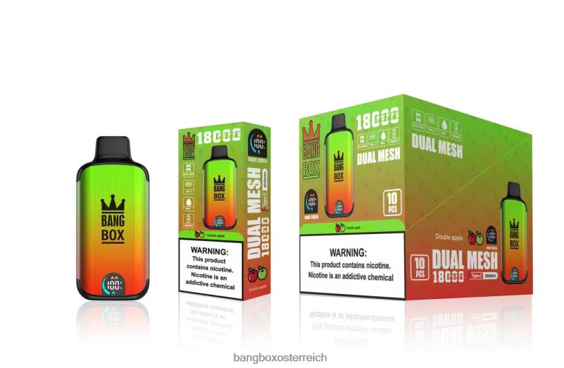 Bang Box Vape Kaufen - Bang Box 18000 Züge Doppelapfel
