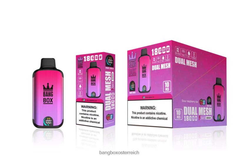 Bang Box Vape Kaufen - Bang Box 18000 Züge saures Himbeereis