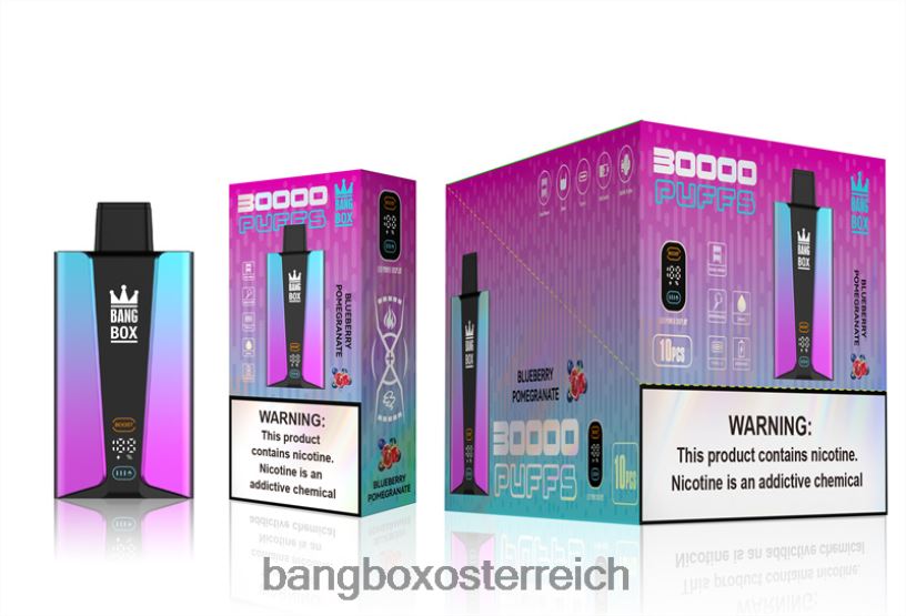 Bang Box Osterreich - Bang Box 30.000 Züge intelligenter Bildschirm Blaubeer-Pomgerante