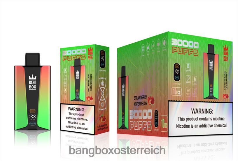 Bang Box Osterreich - Bang Box 30.000 Züge intelligenter Bildschirm Erdbeerwassermelone
