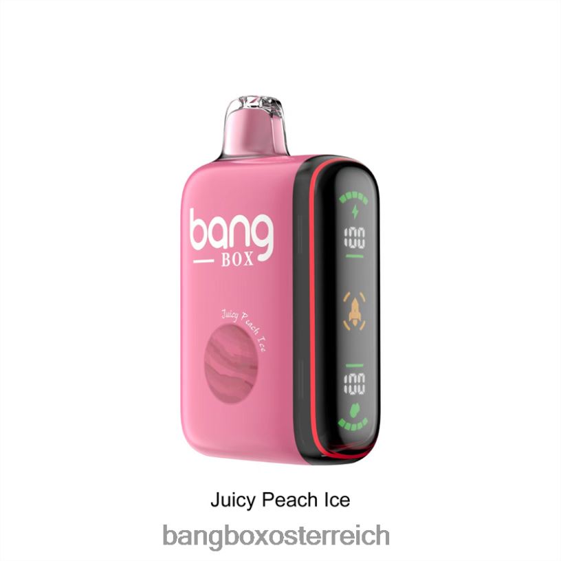 Bang Box Kaufen - Bang Box 9000–18000 Züge, intelligente Leistungsanzeige saftiges Pfirsicheis