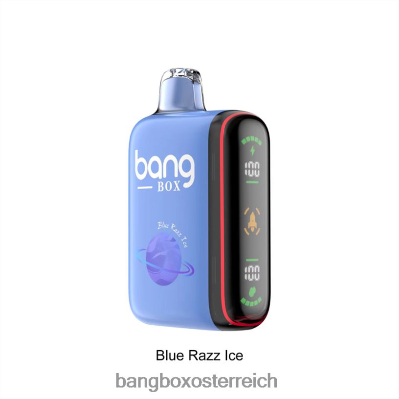 Bang Box Preis - Bang Box 9000–18000 Züge, intelligente Leistungsanzeige blaues Razz-Eis