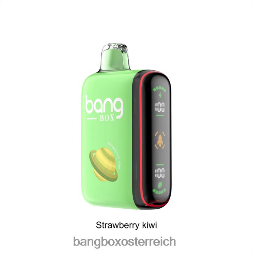 Bang Box Vape - Bang Box 9000–18000 Züge, intelligente Leistungsanzeige Erdbeer-Kiwi