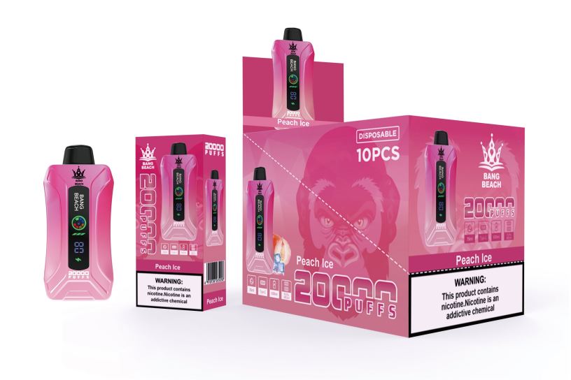 Bang Box Kaufen - Bang Beach 20000 Züge Smart Screen Vape Pfirsicheis